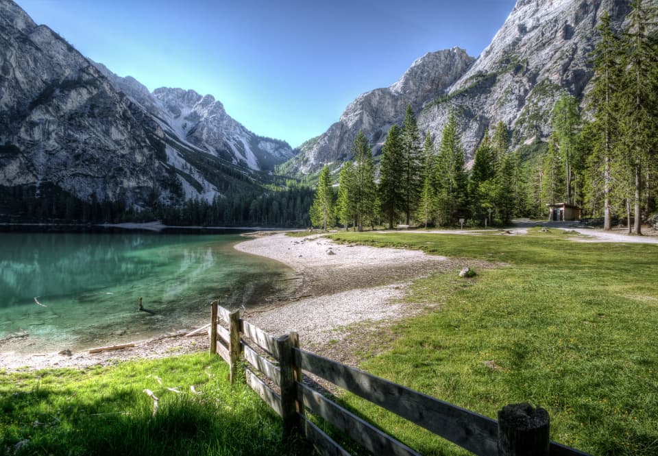 Mountain valleys, Dolomites, Italy